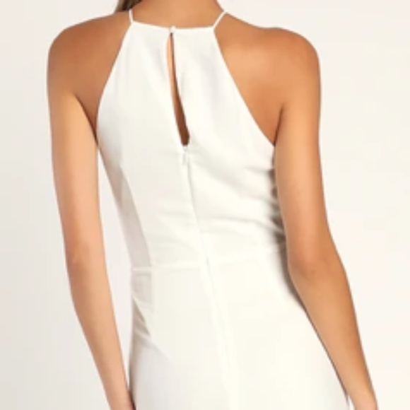 Dreamy Date Night White Sleeveless Midi Dress *WORN ONCE!* - Picture 2 of 3